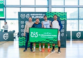 Equipo masculino Valencia Basket 3x3.