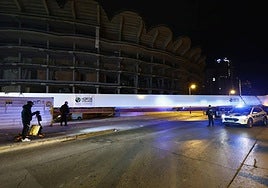 Los pilares que sustentarán la cubierta del Nou Mestalla ya están en Valencia