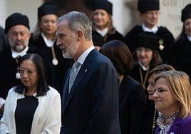 El Rey preside en Valencia el acto de apertura del curso universitario