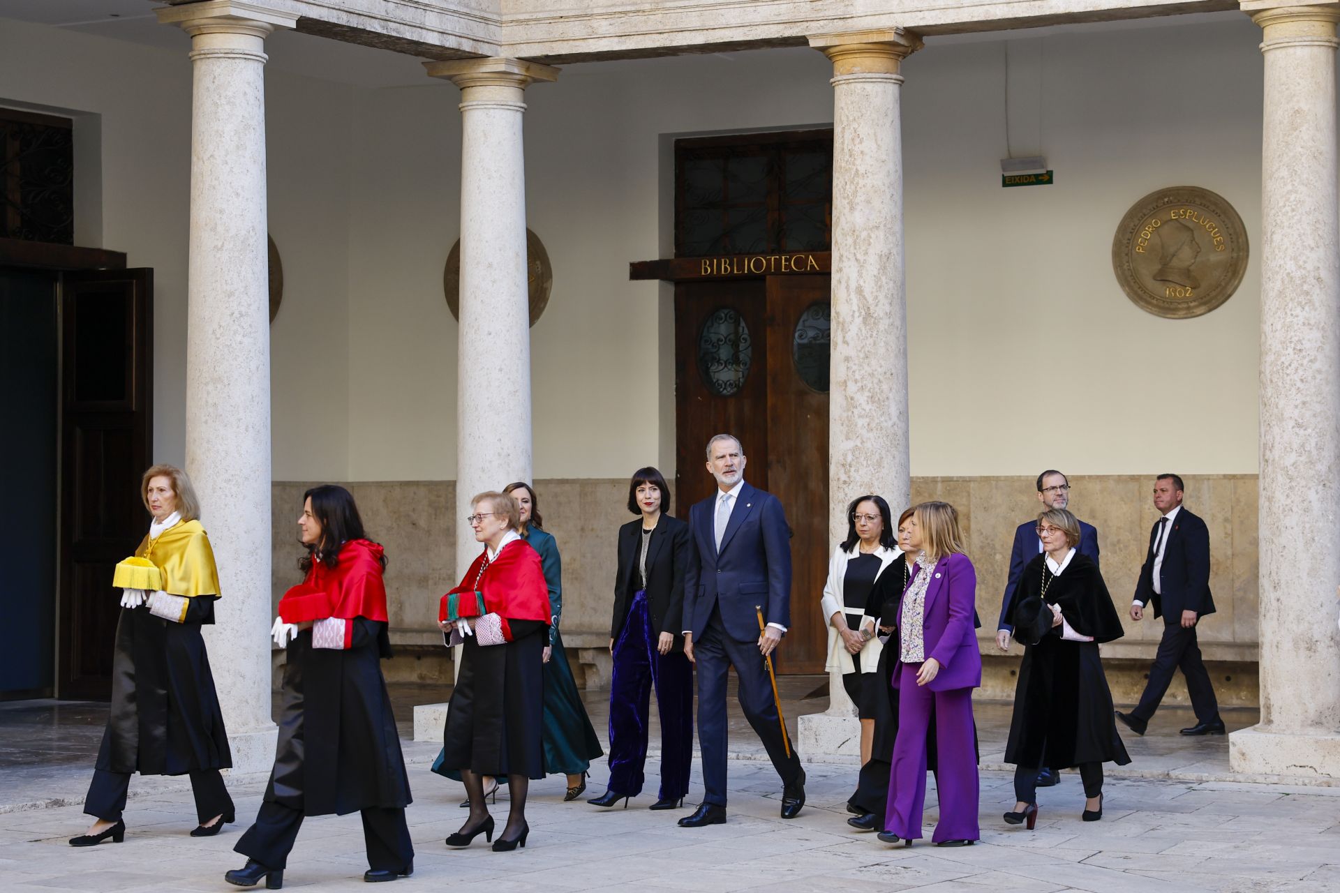 El Rey preside en Valencia el acto de apertura del curso universitario