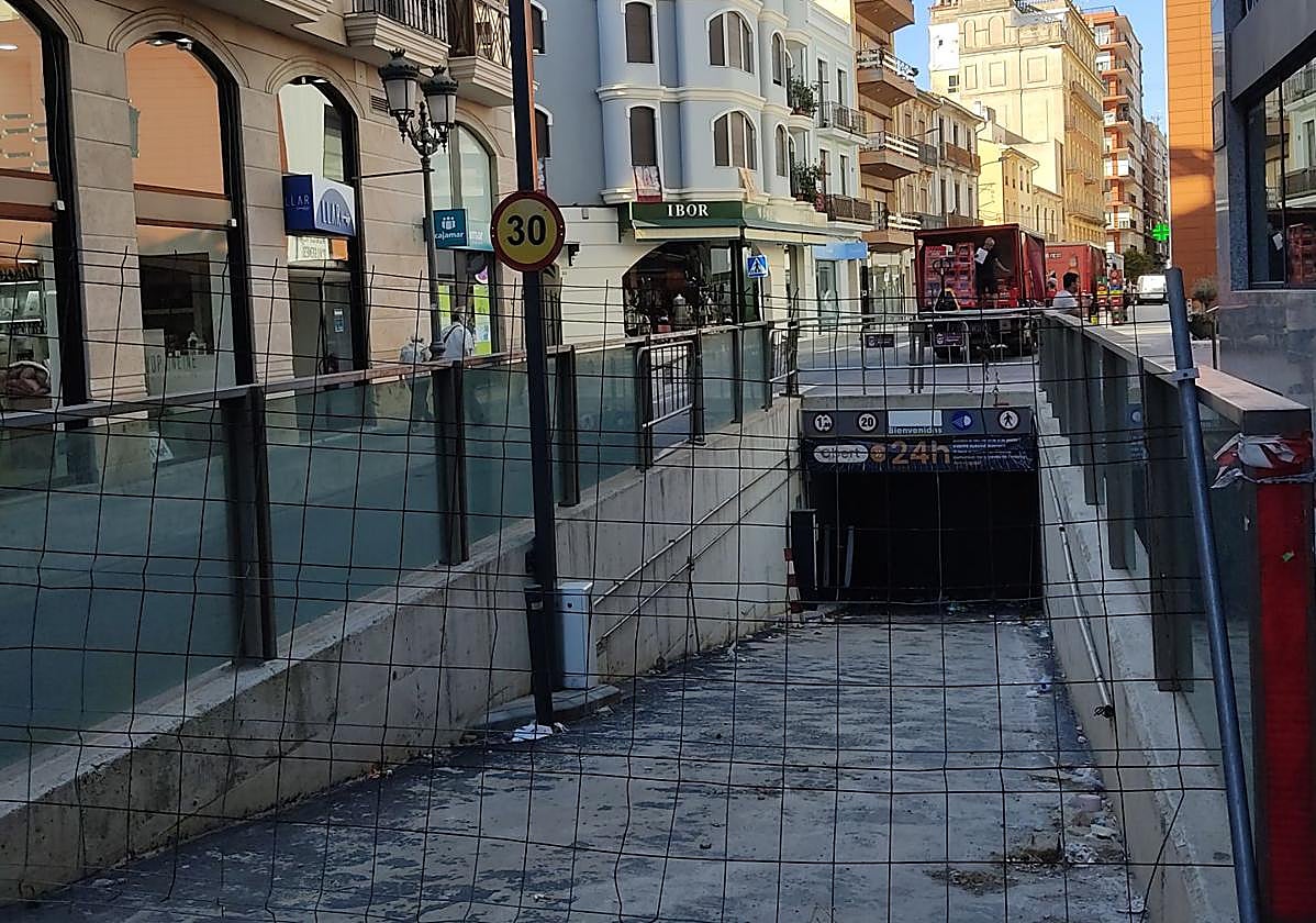 Aparcamiento de Algemesí.