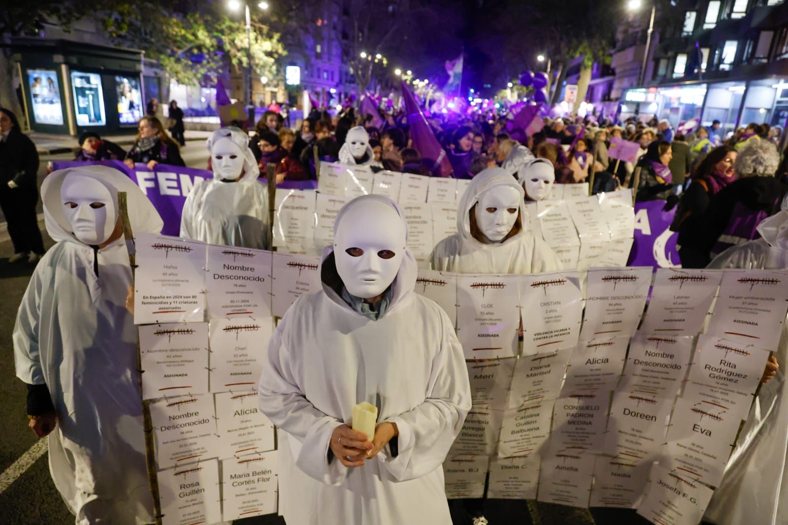 FOTOS | Manifestación por el 25N en Valencia