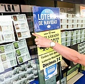 Décimos de la Lotería de Navidad.