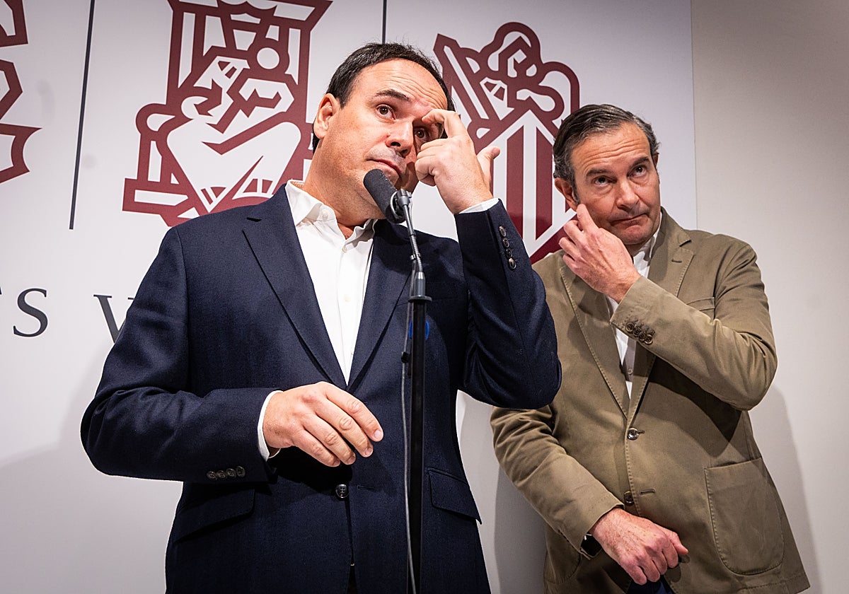 Juanfran Pérez Llorca y Nando Pastor.