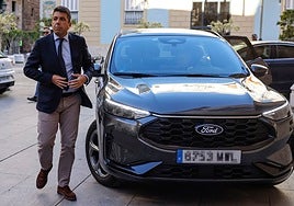 Mazón, a su llegada este miércoles al Palau.