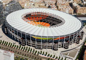 Los 50 pilares que harán singular el Nou Mestalla