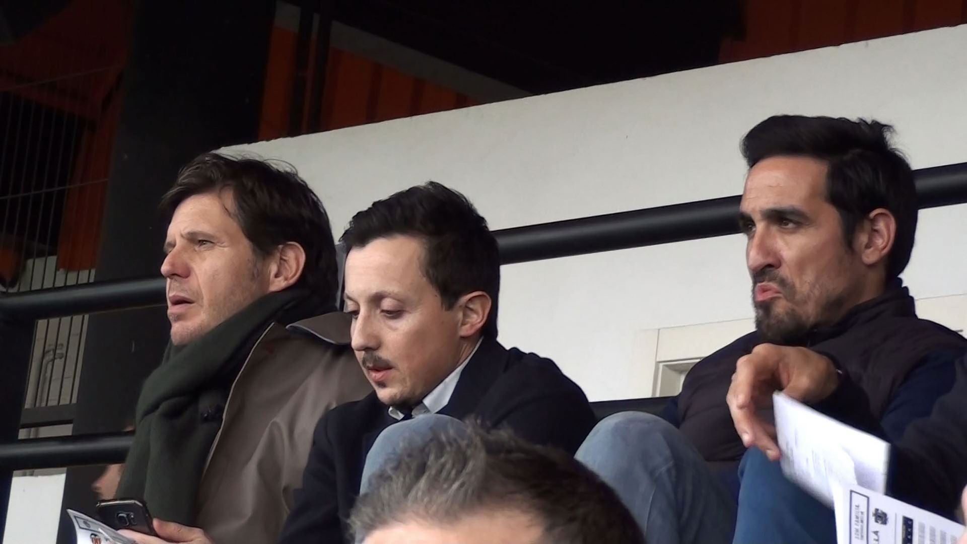 Mateu Alemany y Pablo Longoria, en su etapa en el Valencia.