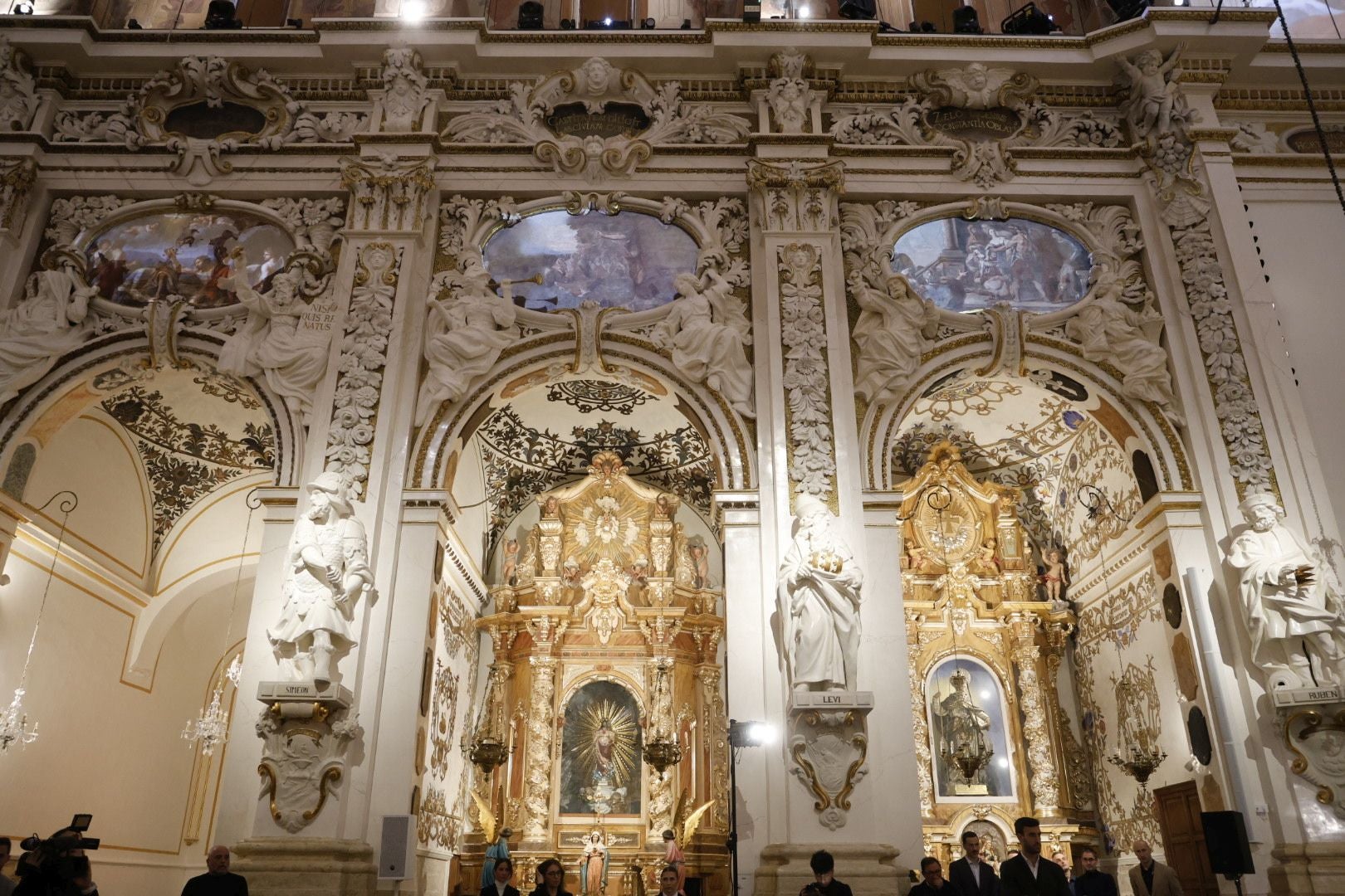 Fotos de la presentación de la restauración pictórica y arquitectónica de la iglesia de los Santos Juanes