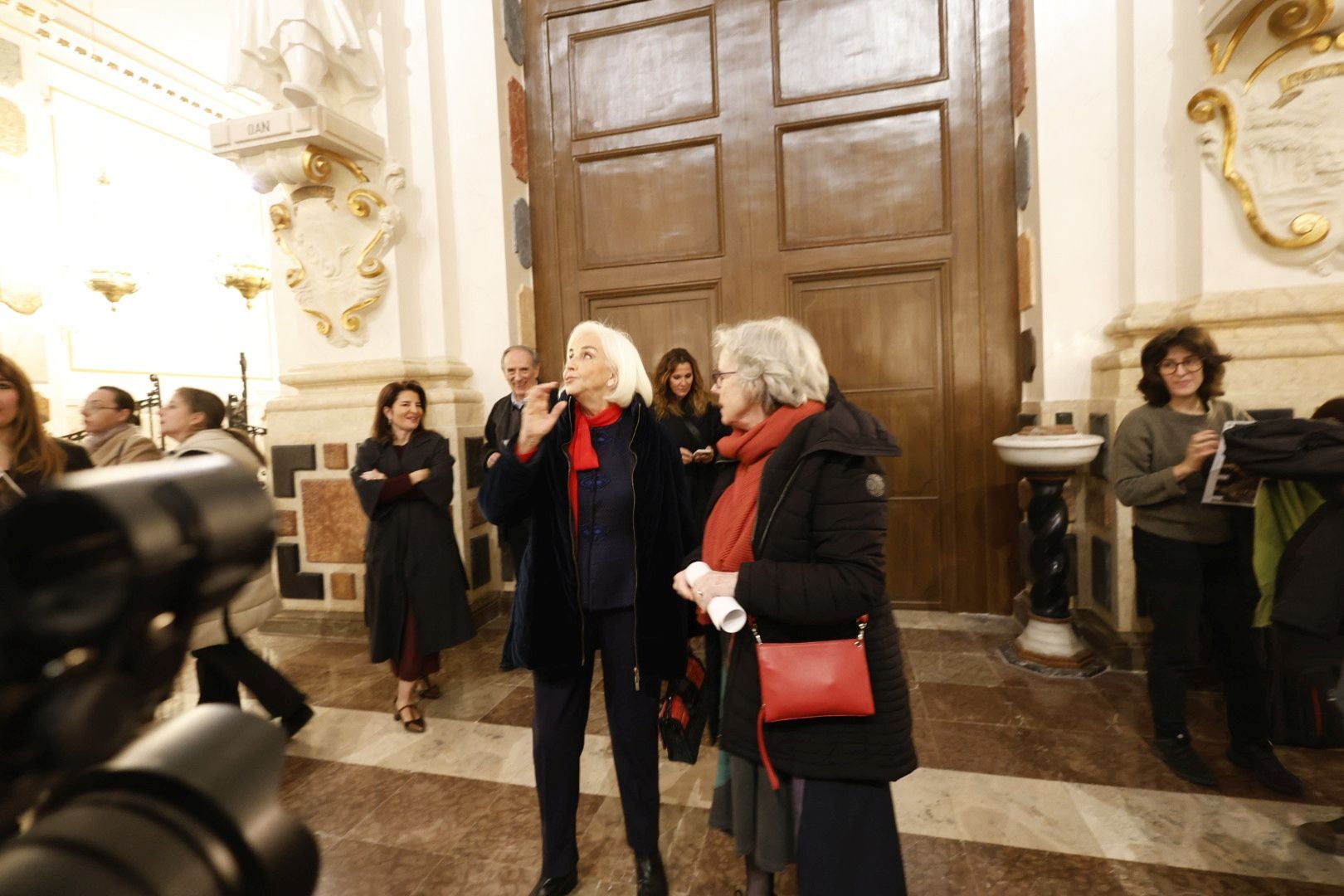 Fotos de la presentación de la restauración pictórica y arquitectónica de la iglesia de los Santos Juanes