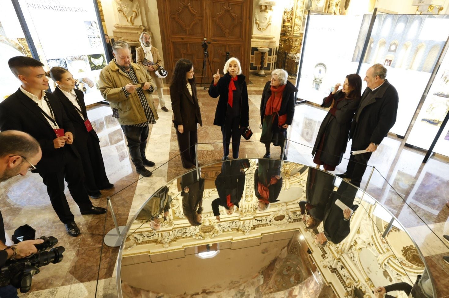 Fotos de la presentación de la restauración pictórica y arquitectónica de la iglesia de los Santos Juanes