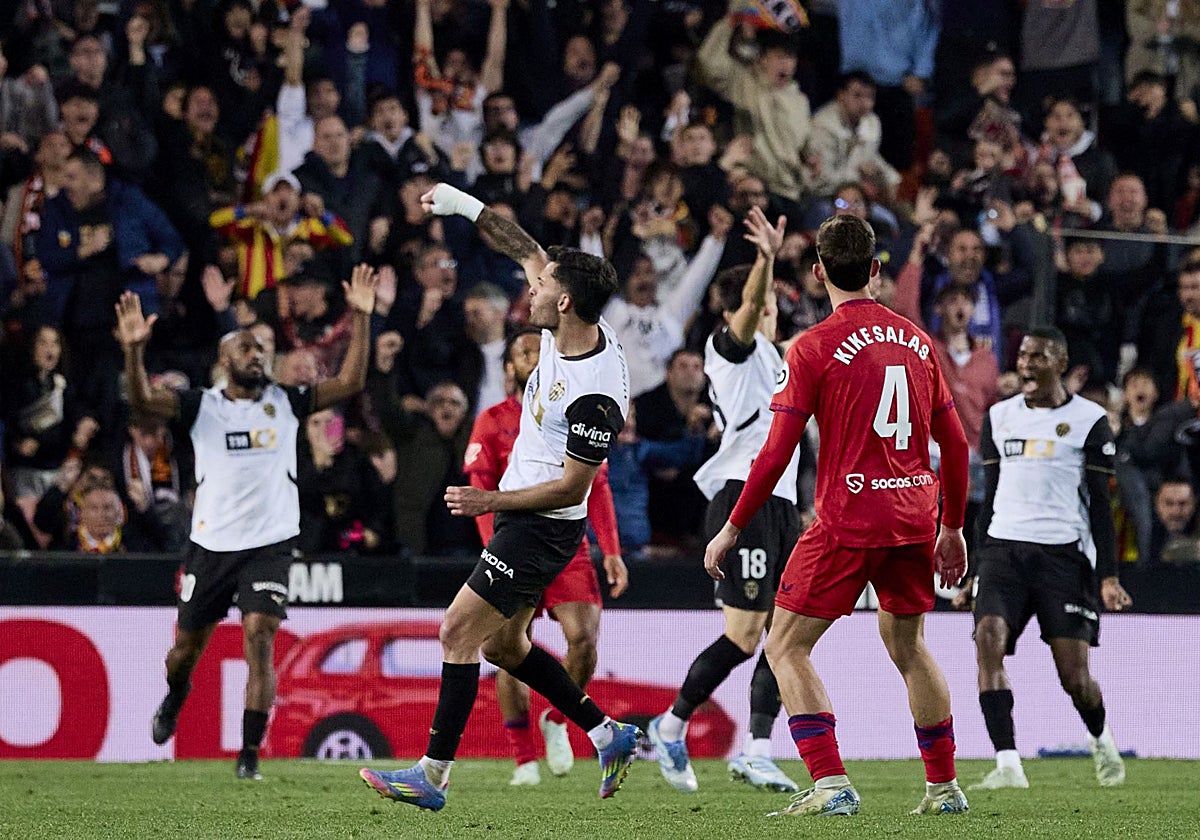 El Valencia-Sevilla de la temporada pasada.
