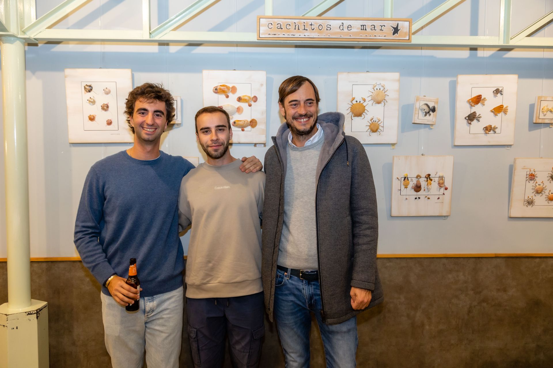 Marco Rotzer, Ricardo Navarro y Carlos Valsangiacomo.