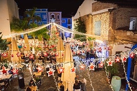 Iluminación navideña en Els Magazinos.