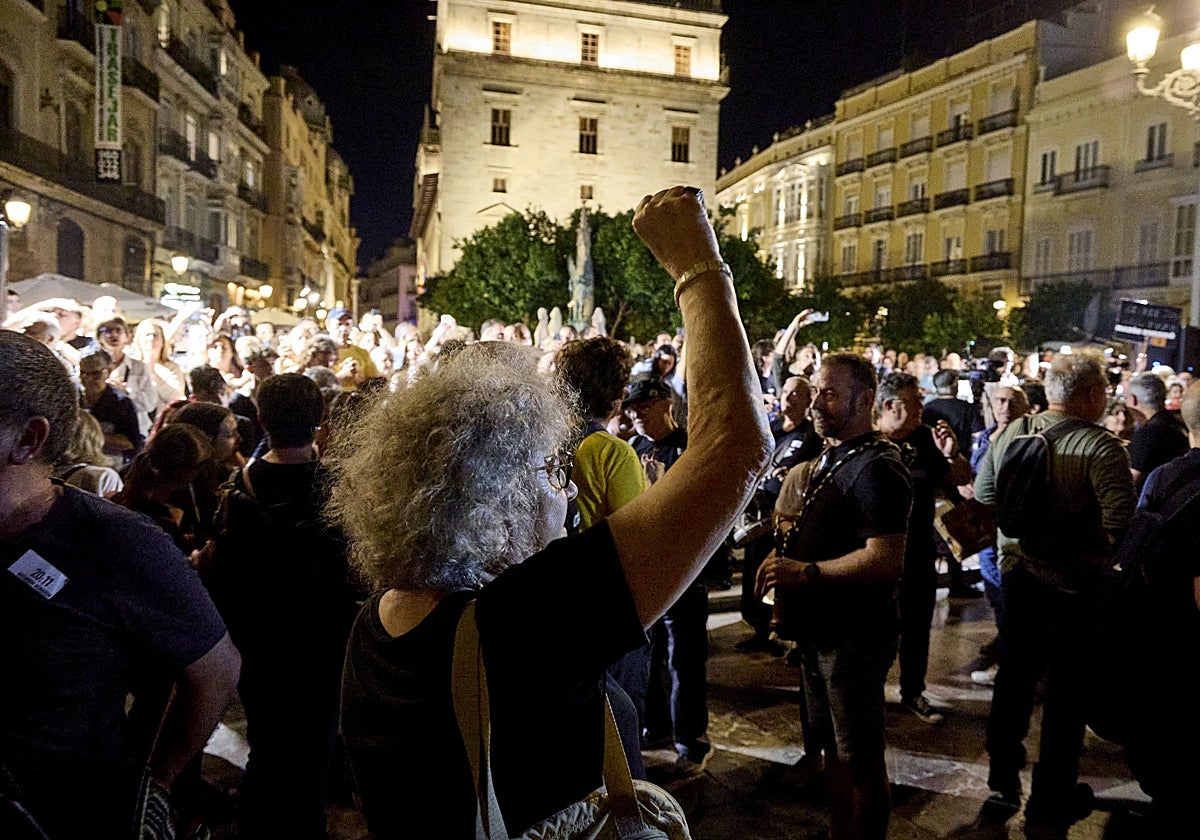 Una de las manifestaciones anteriores.