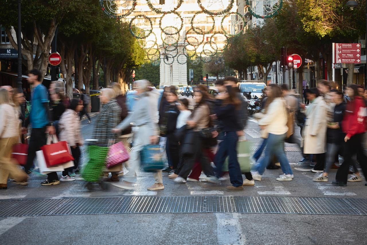 La fiebre por el Black friday en Valencia