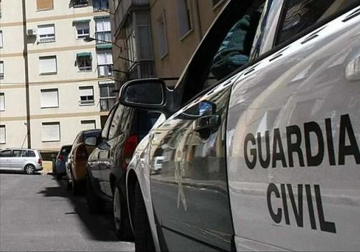 Un vehículo de la Guardia Civil.