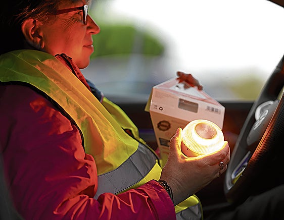 BALIZA V16 SEÑALIZACION TRAFICO.