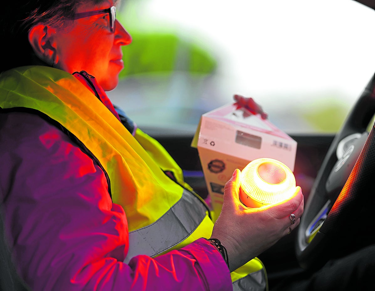 BALIZA V16 SEÑALIZACION TRAFICO.