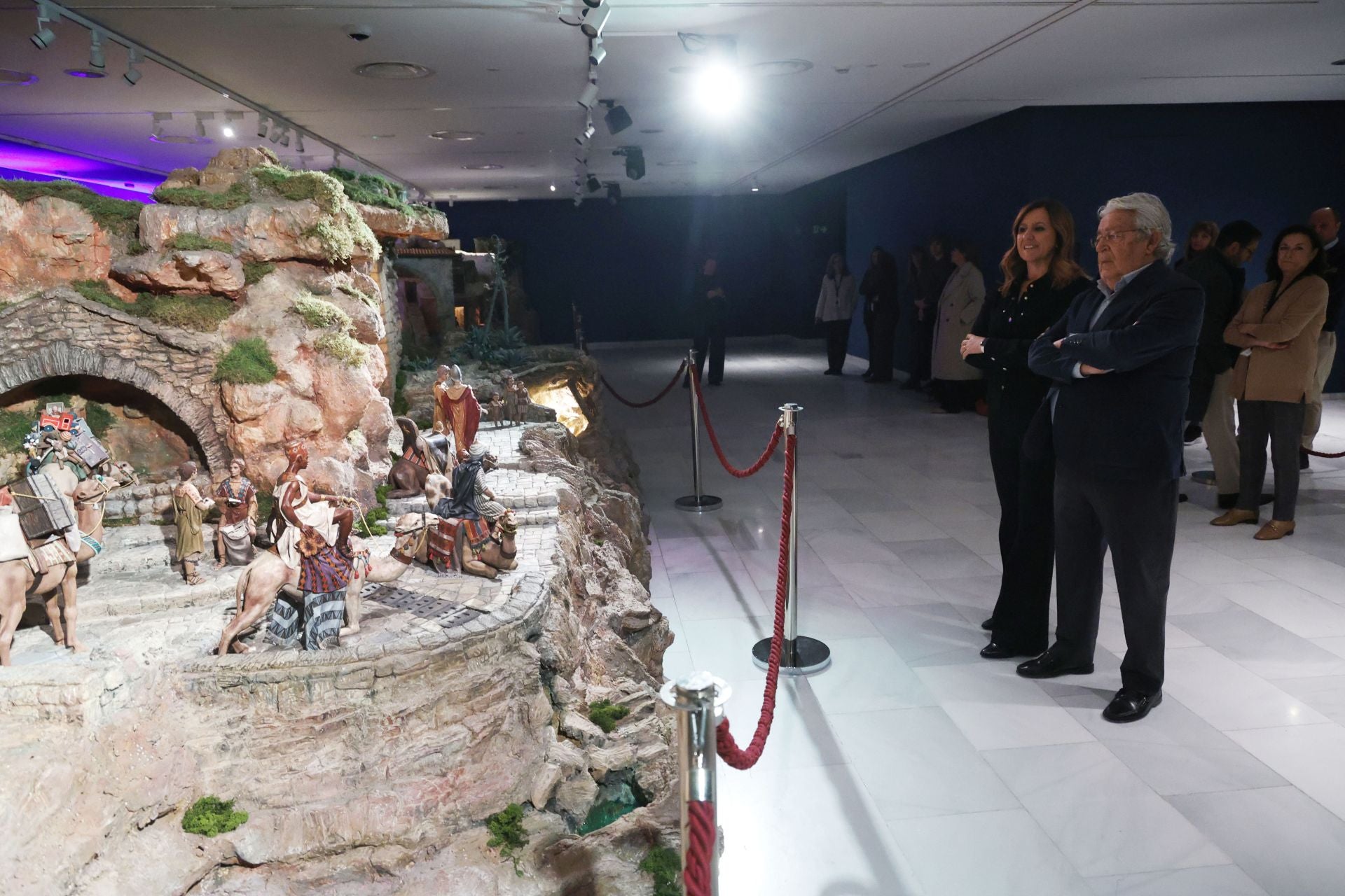 Presentación del Belen monumental del Centro Cultural Bancaixa