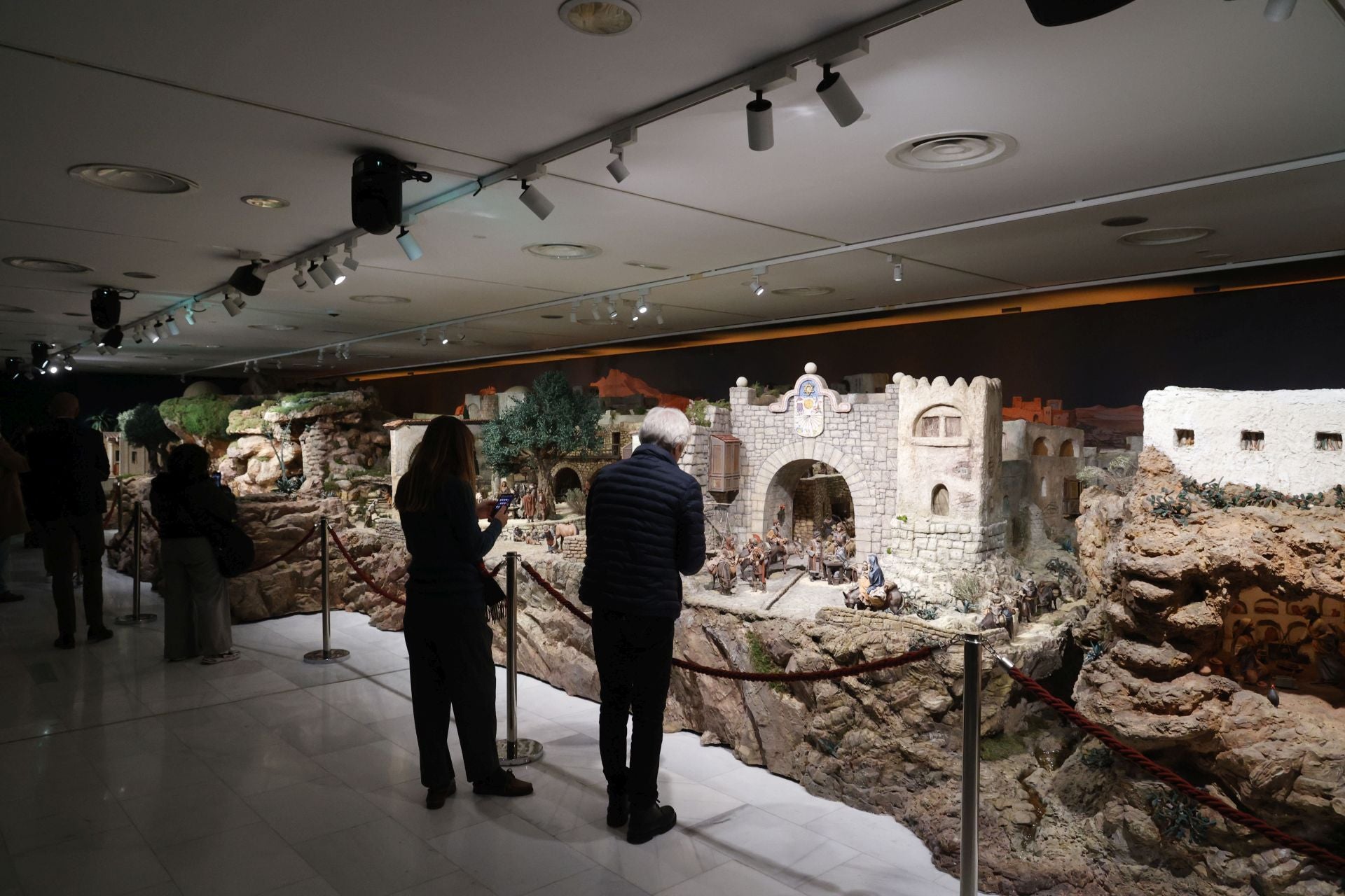 Presentación del Belen monumental del Centro Cultural Bancaixa