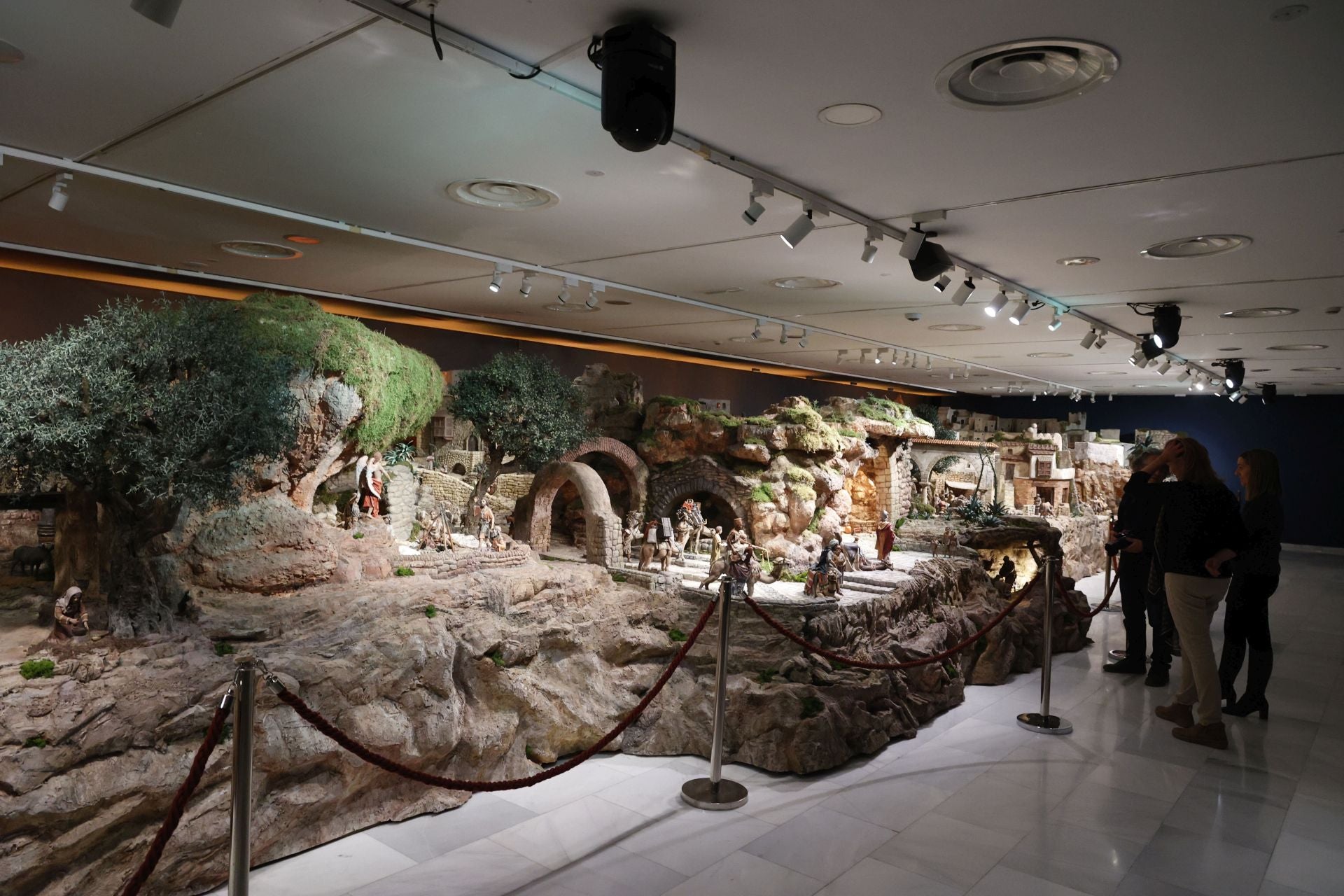 Presentación del Belen monumental del Centro Cultural Bancaixa