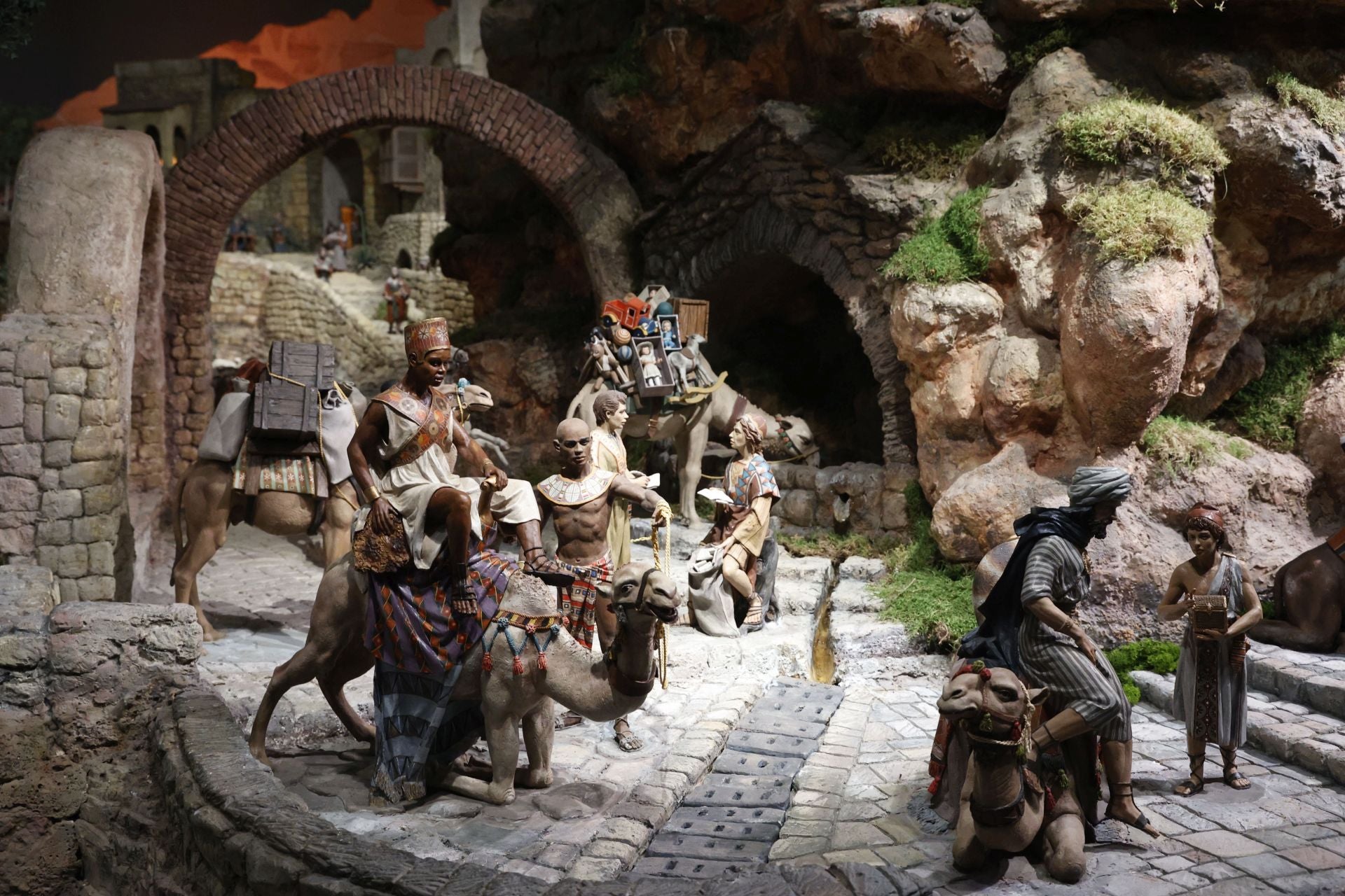 Presentación del Belen monumental del Centro Cultural Bancaixa