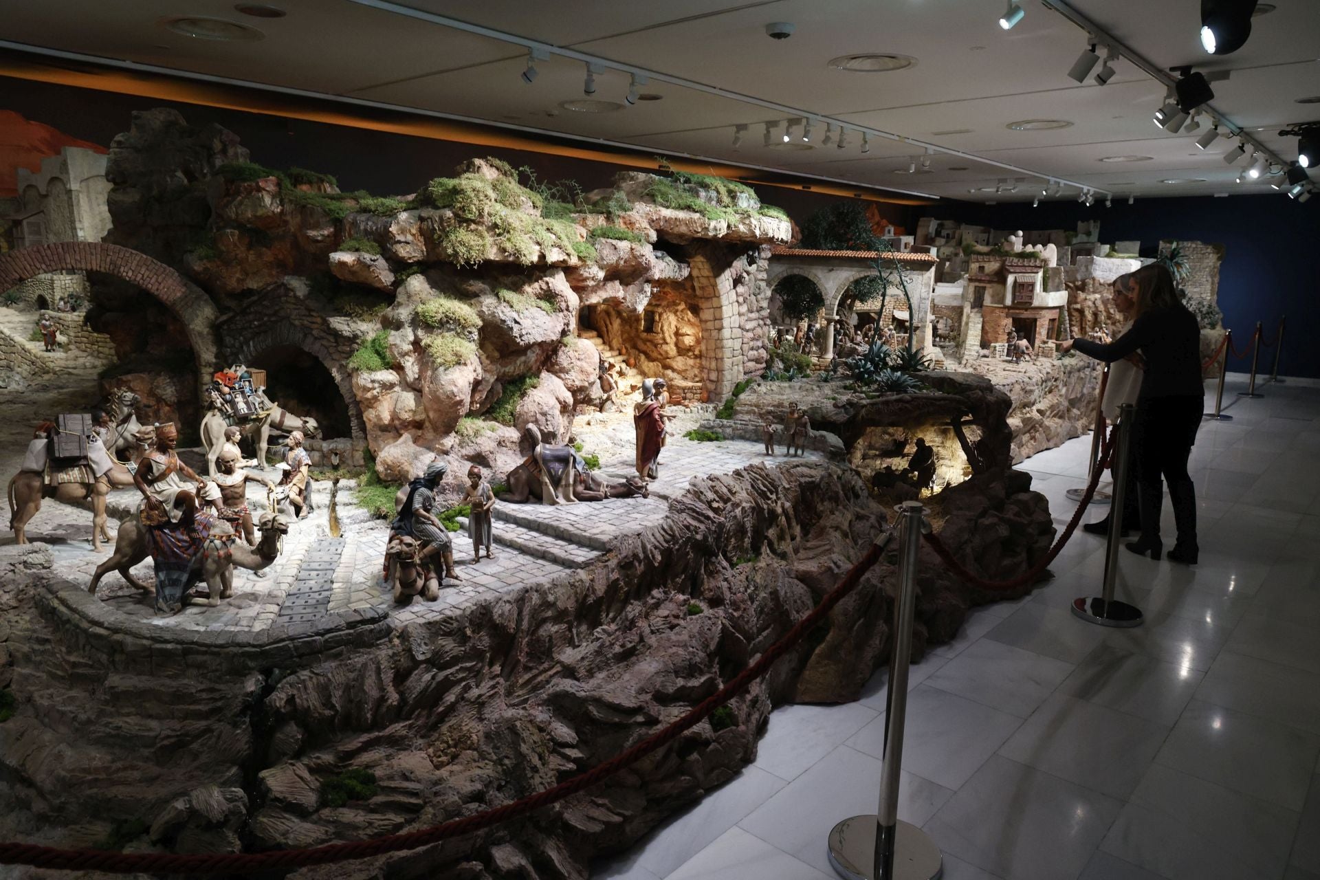 Presentación del Belen monumental del Centro Cultural Bancaixa