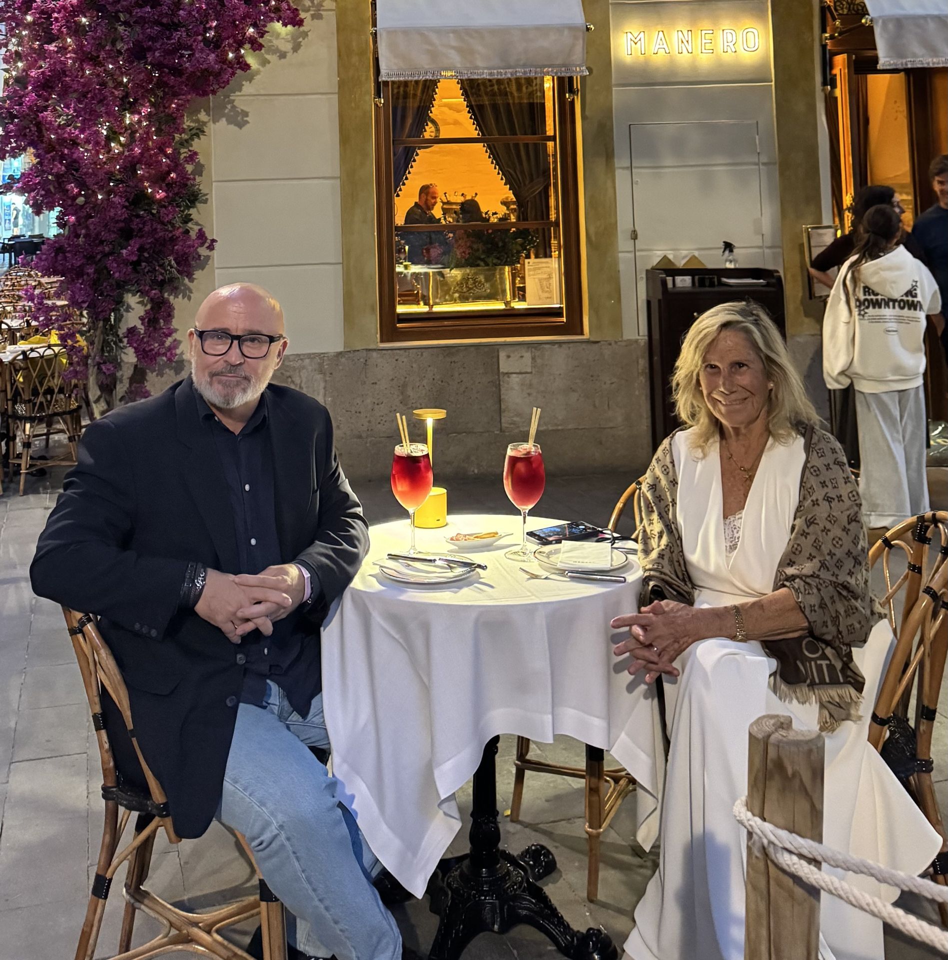 Andres Soler y Cuca García Vinuesa.