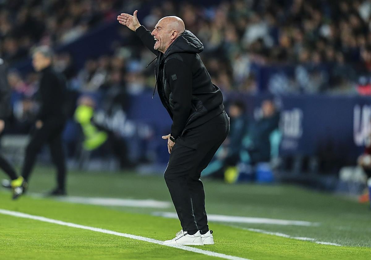 Julián Calero, ayer en el Ciutat.