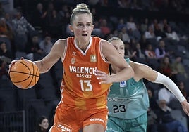 Leo Fiebich, con el Valencia Basket.