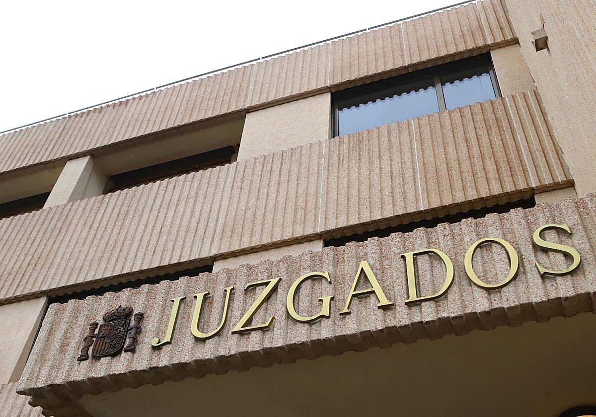 Fachada de los juzgados, en imagen de archivo.