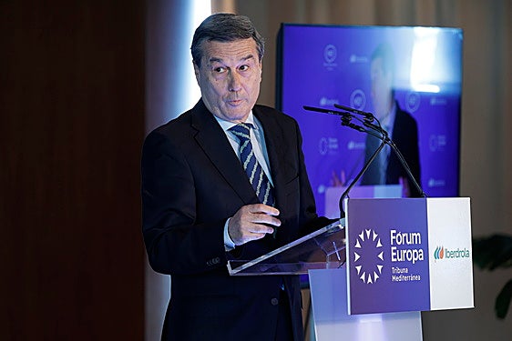 El conseller Marciano Gómez, en un acto.