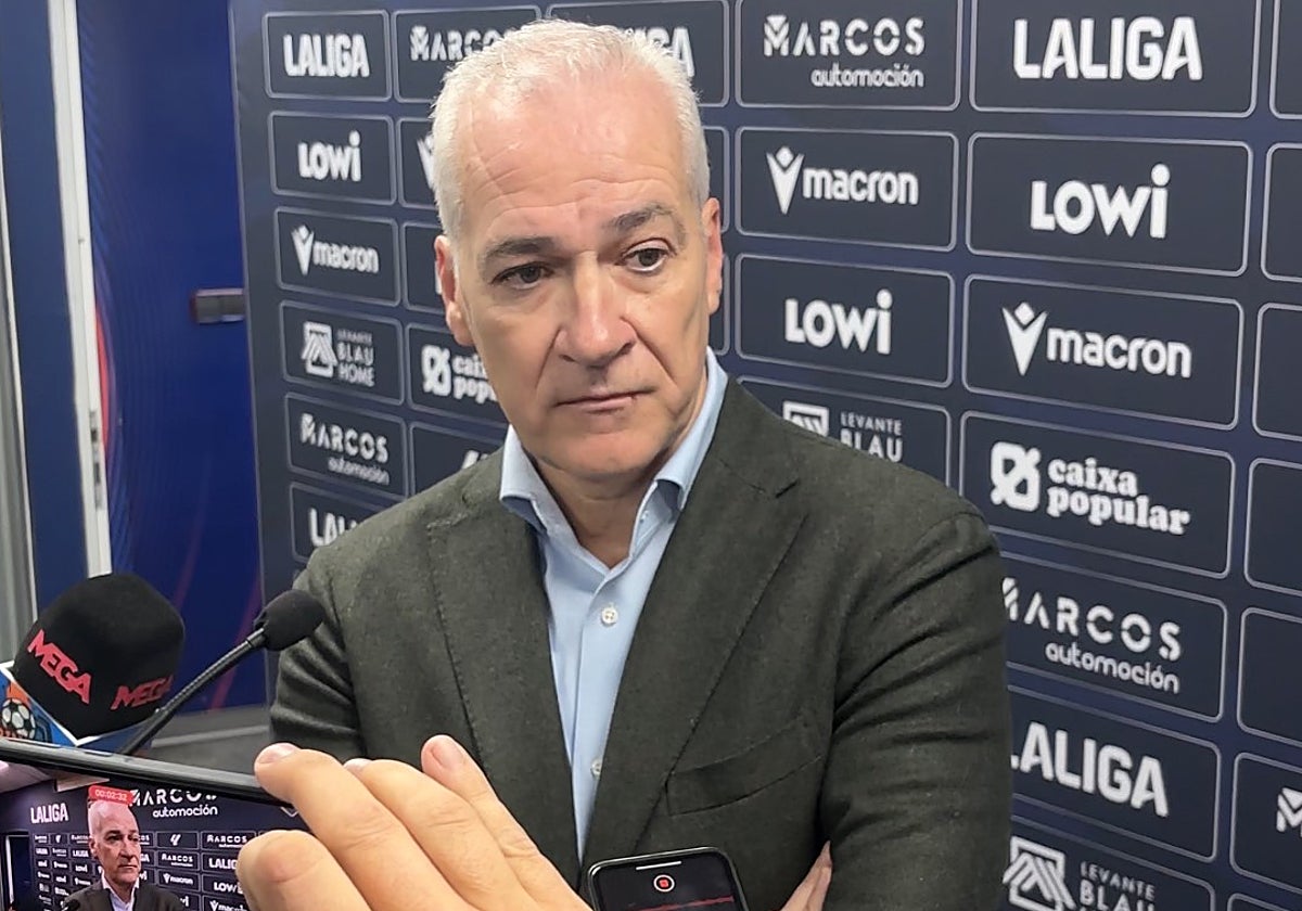 Pablo Sánchez, presidente del Levante.