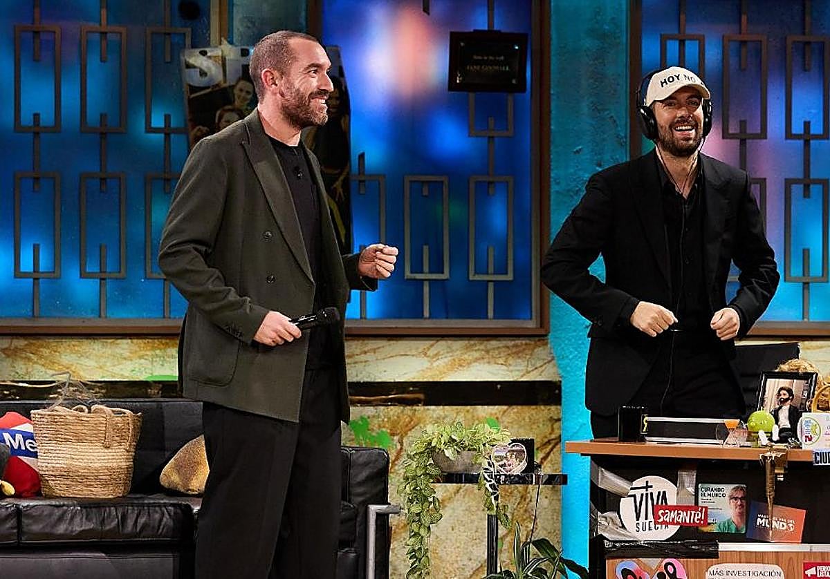 Jorge Ponce y David Broncano en el programa de este lunes.