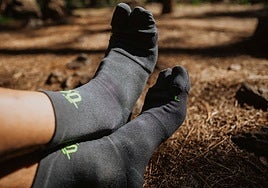 Calcetines de la empresa emergente Podoks.