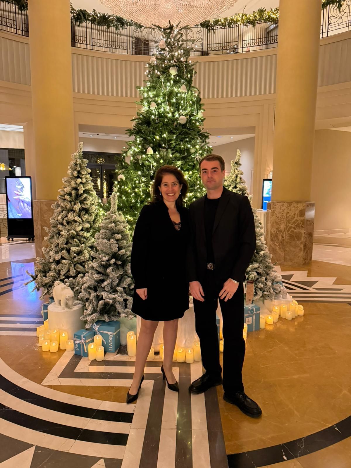 Sigfrido Serra con Rocío Cibrán.