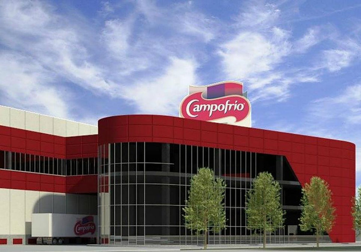 Recreación de la futura de Campofrío en Utiel