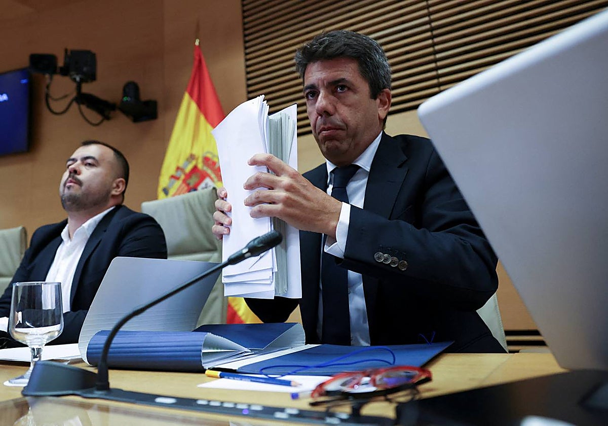 El expresidente en su comparecencia en el Congreso.