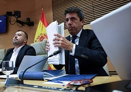 El expresidente en su comparecencia en el Congreso.