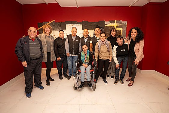 Participantes en la exposición colectiva.