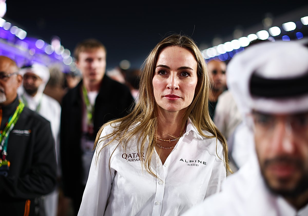 Carmen Jordá, durante el Gran Premio de Qatar.