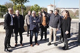 Visita a los terrenos de la futura Facultad de Veterinaria.