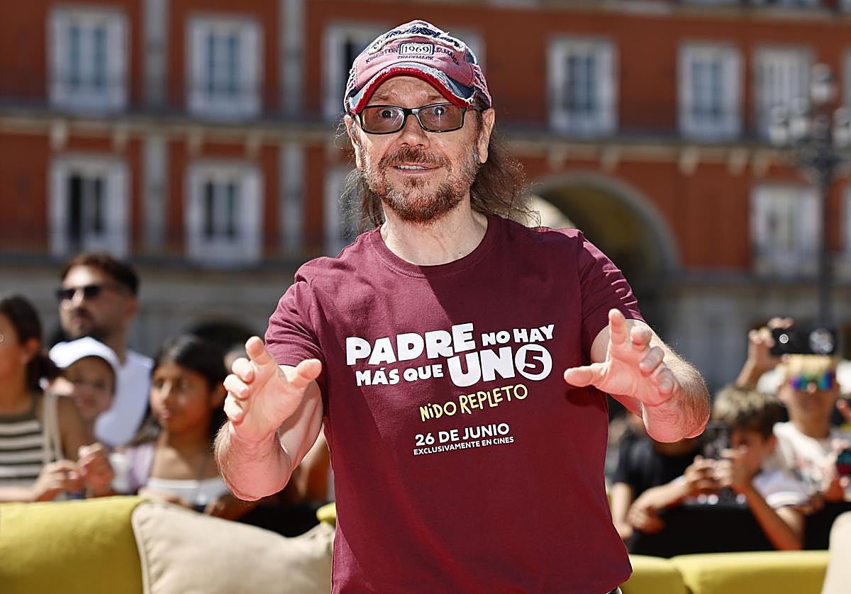 Santiago Segura durante la promoción de 'Padre no hay más que uno 5'.