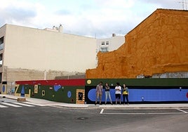 Uno de los solares pendientes de edificar.