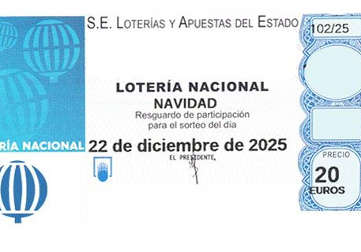 Qué es el Décimo Azul de la Lotería de Navidad, uno de los boletos más especiales