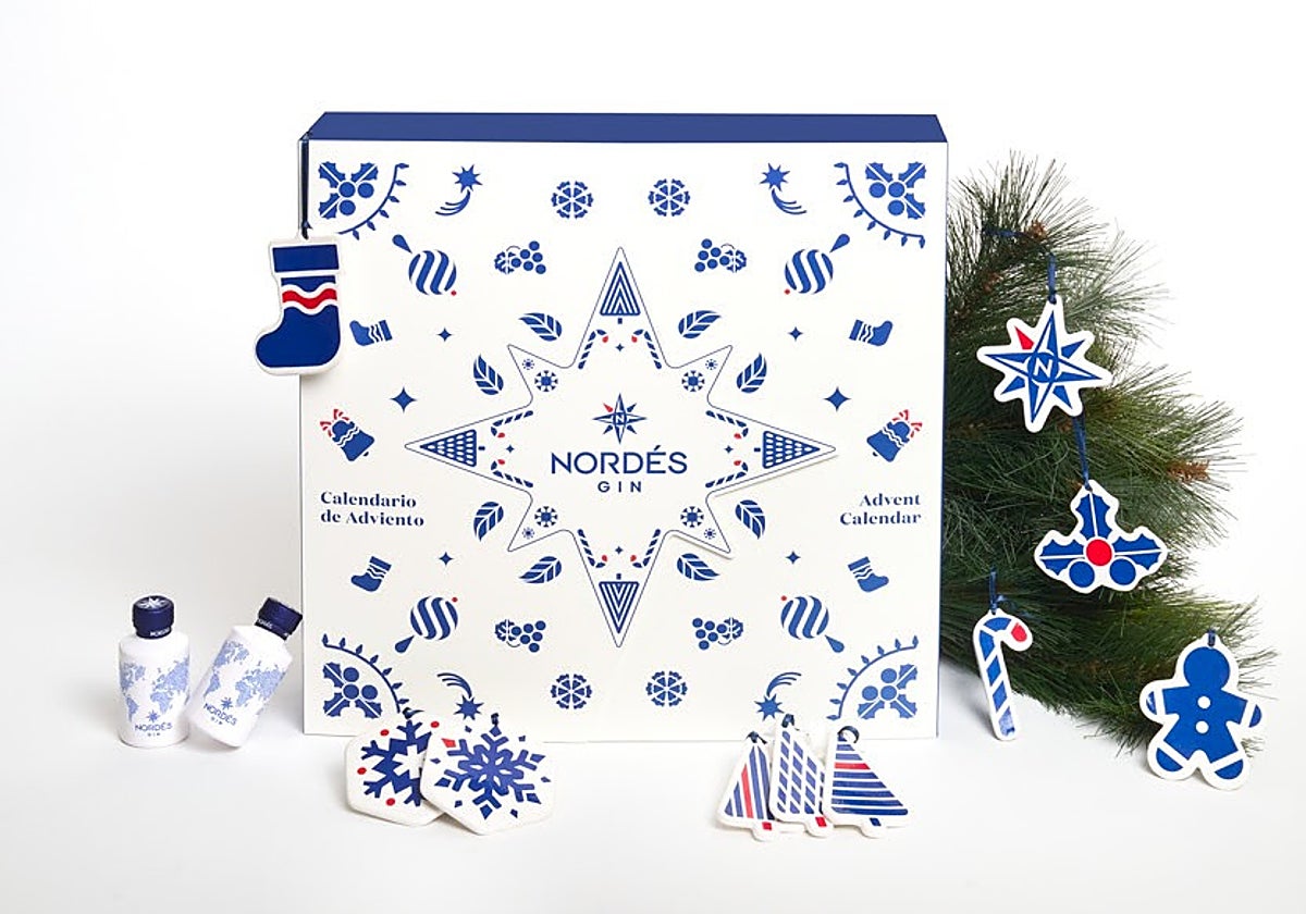 Ginebra y colgantes de Navidad de Nordés.