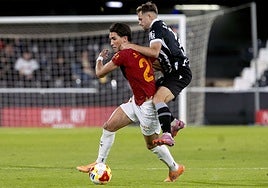 Jesús Vázquez, ante el Cartagena.