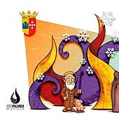 Boceto de la falla que se plantará en Zarra.