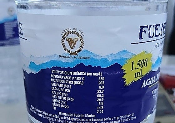 Alerta alimentaria en España en botellas de agua mineral por una bacteria que puede causar infecciones