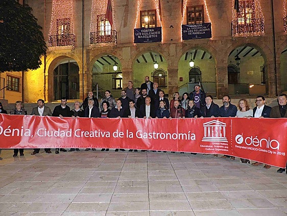La celebración, en diciembre de 2015, del reconocimiento concedido por la Unesco a Dénia.
